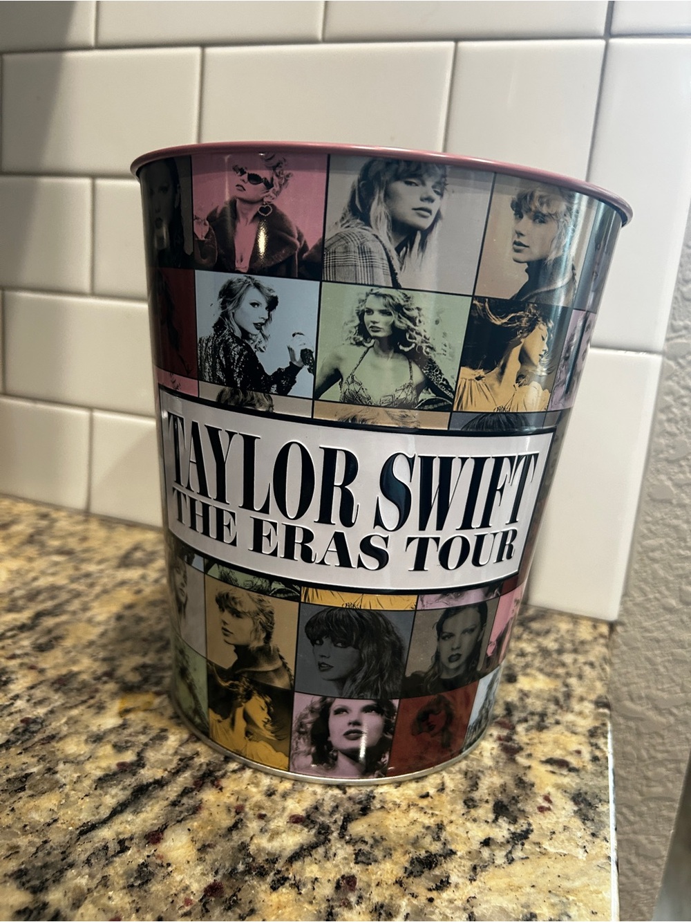 Taylor Swift The Eras Tour Pink Multi-Color bucket
